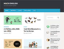 Tablet Screenshot of muchenglish.com